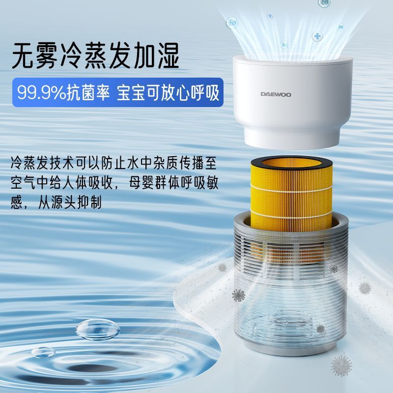 敏感人群可舒适过冬啦～韩国大宇无雾加湿器PH06(图4)