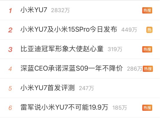 小米YU7身上,那些尴尬的巧合-擎动 - 玩转“汽车+”!