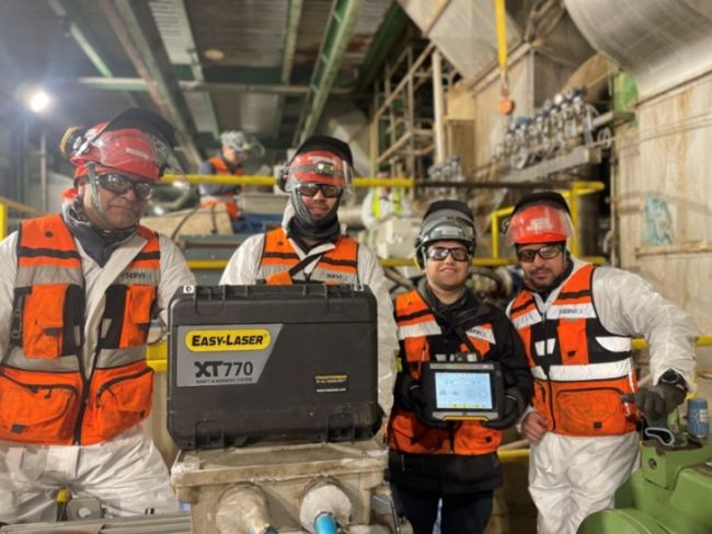 降本+增效+稳生产！Easy-Laser易乐XT770为智利纸浆厂提供万向传动轴对中定制化方案