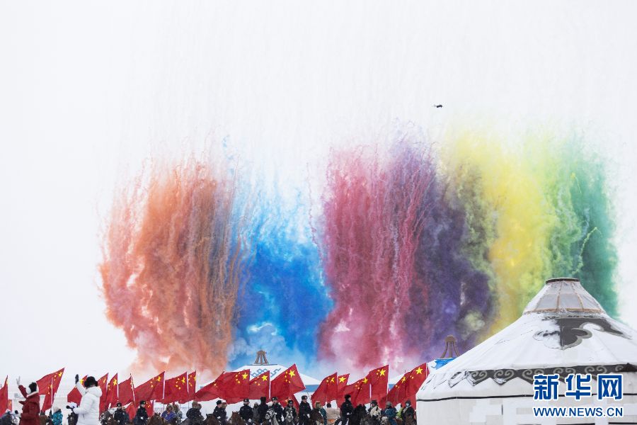 锡林郭勒第三届冬季蒙古马超级联赛总决赛开幕